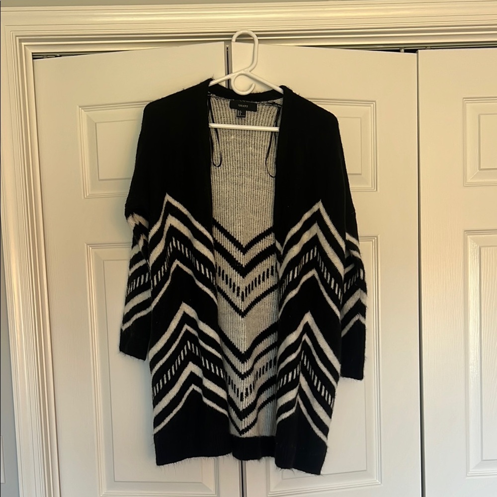 Black and White Chevron Women's Sweater